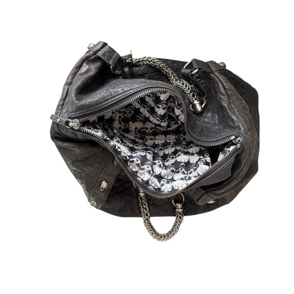 Thomas Wylde VINTAGE RARE Black SKULL Lambskin Oxford Circus Bag - Picture 13 of 16